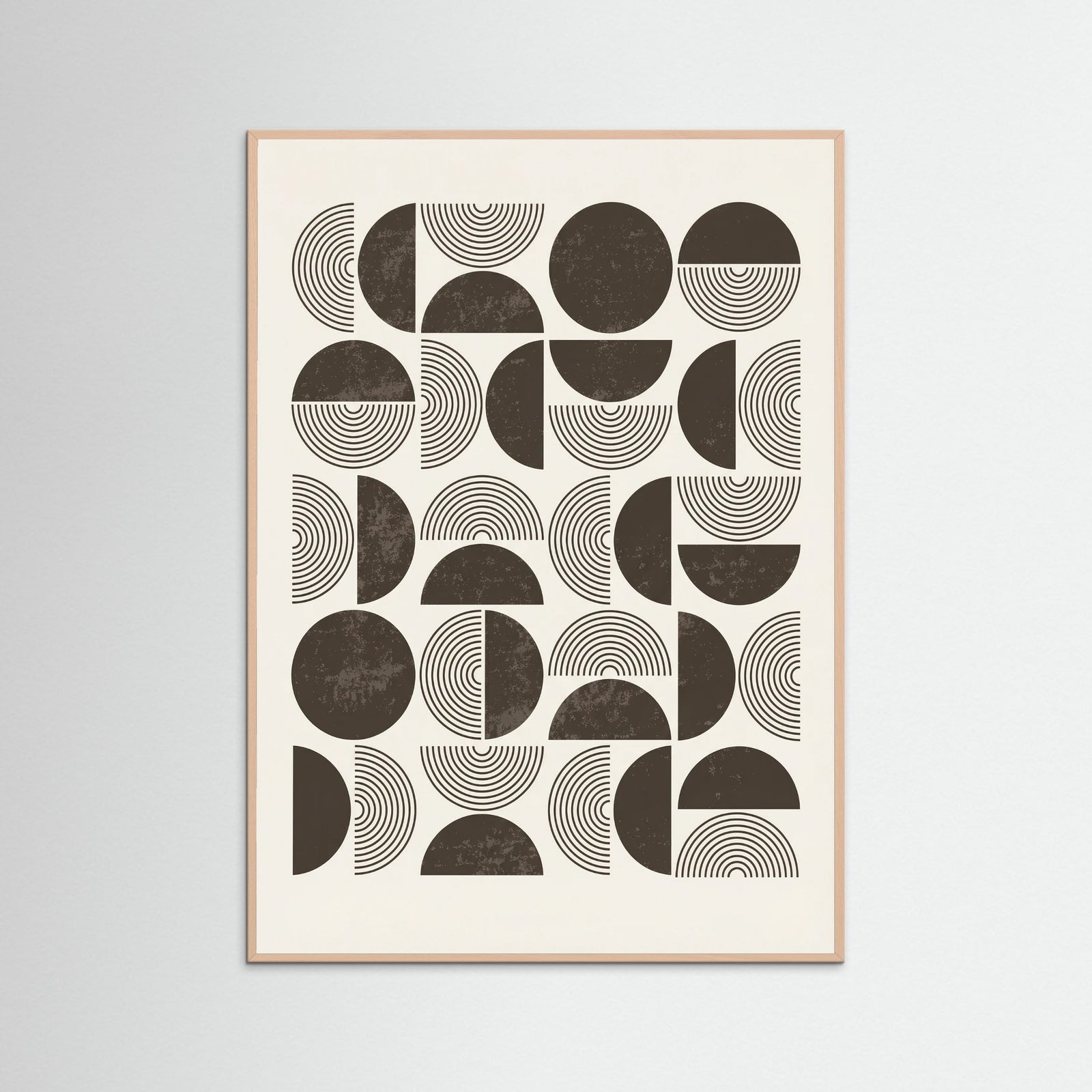 Rose Wood Geometric Rhythms