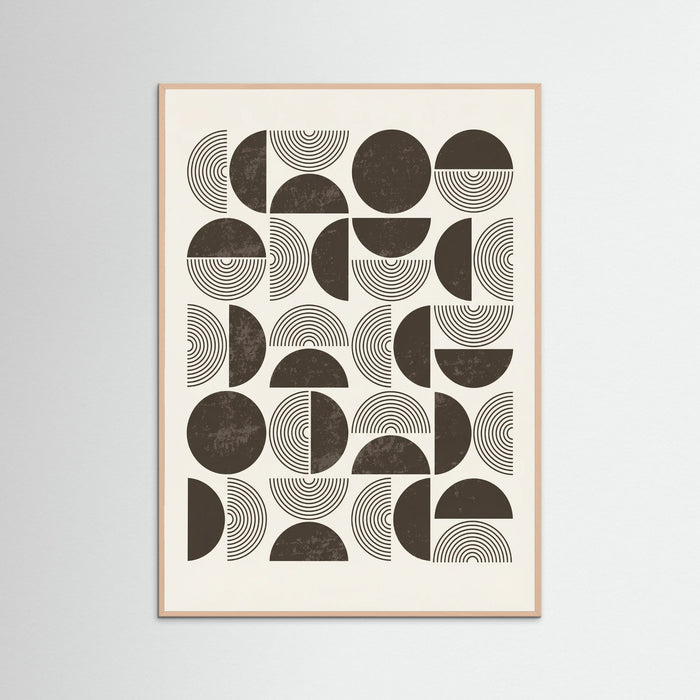 Rose Wood Geometric Rhythms