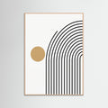 Rose Wood Geometric Stillness