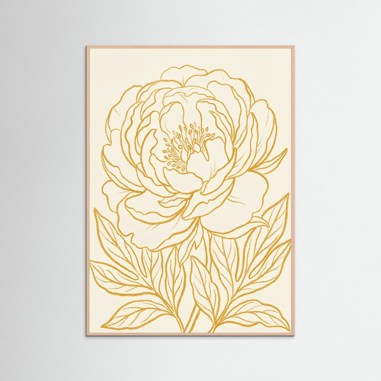 Rose Wood Golden Bloom