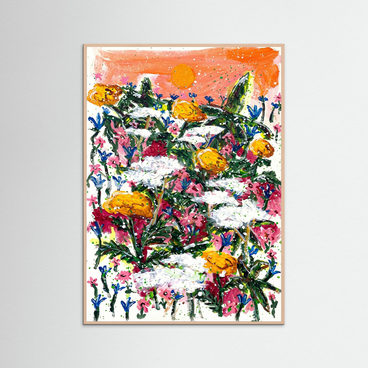 Rose Wood Golden Hour Meadow