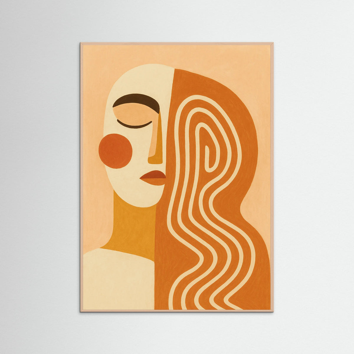 Rose Wood Golden Swirls