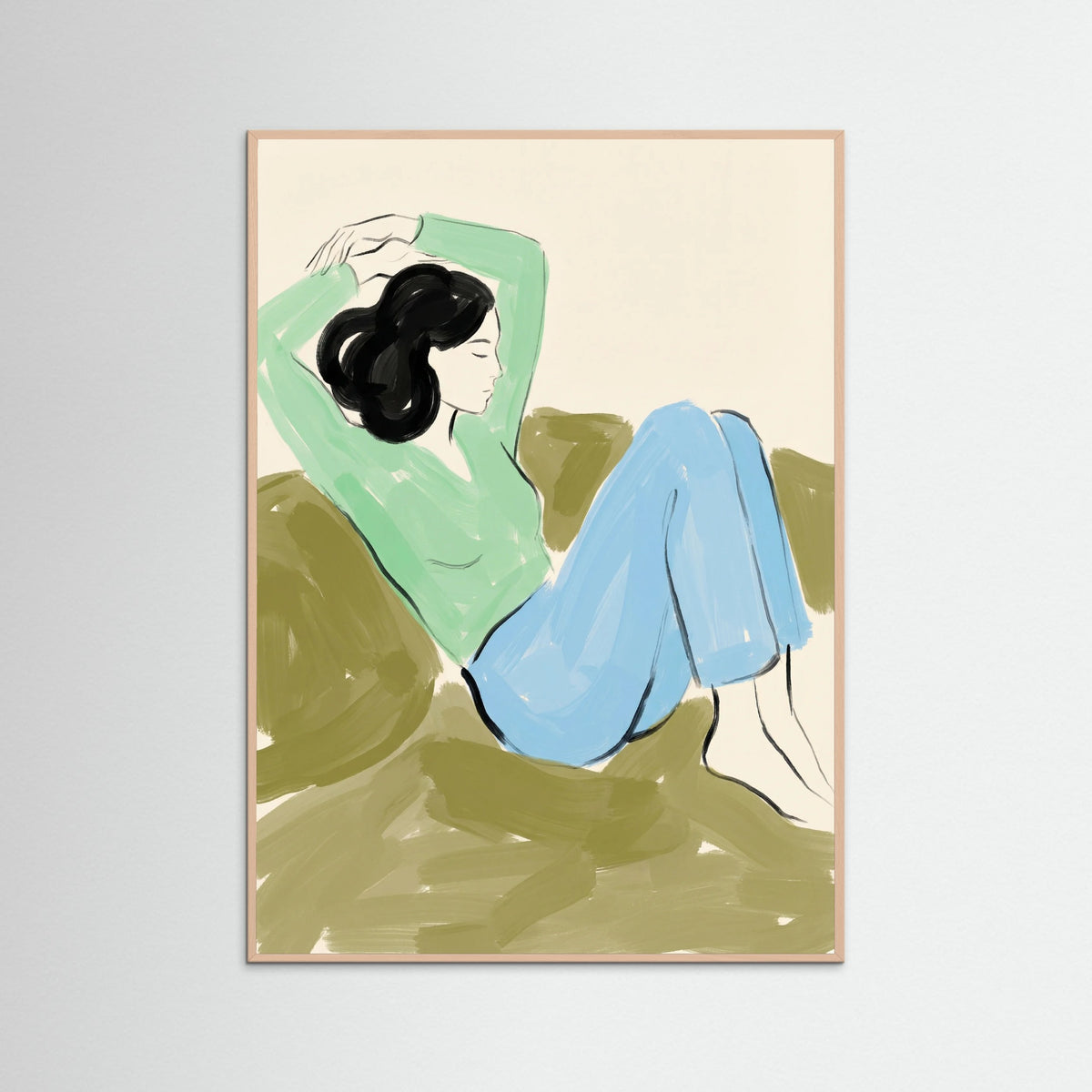 Rose Wood Green Repose