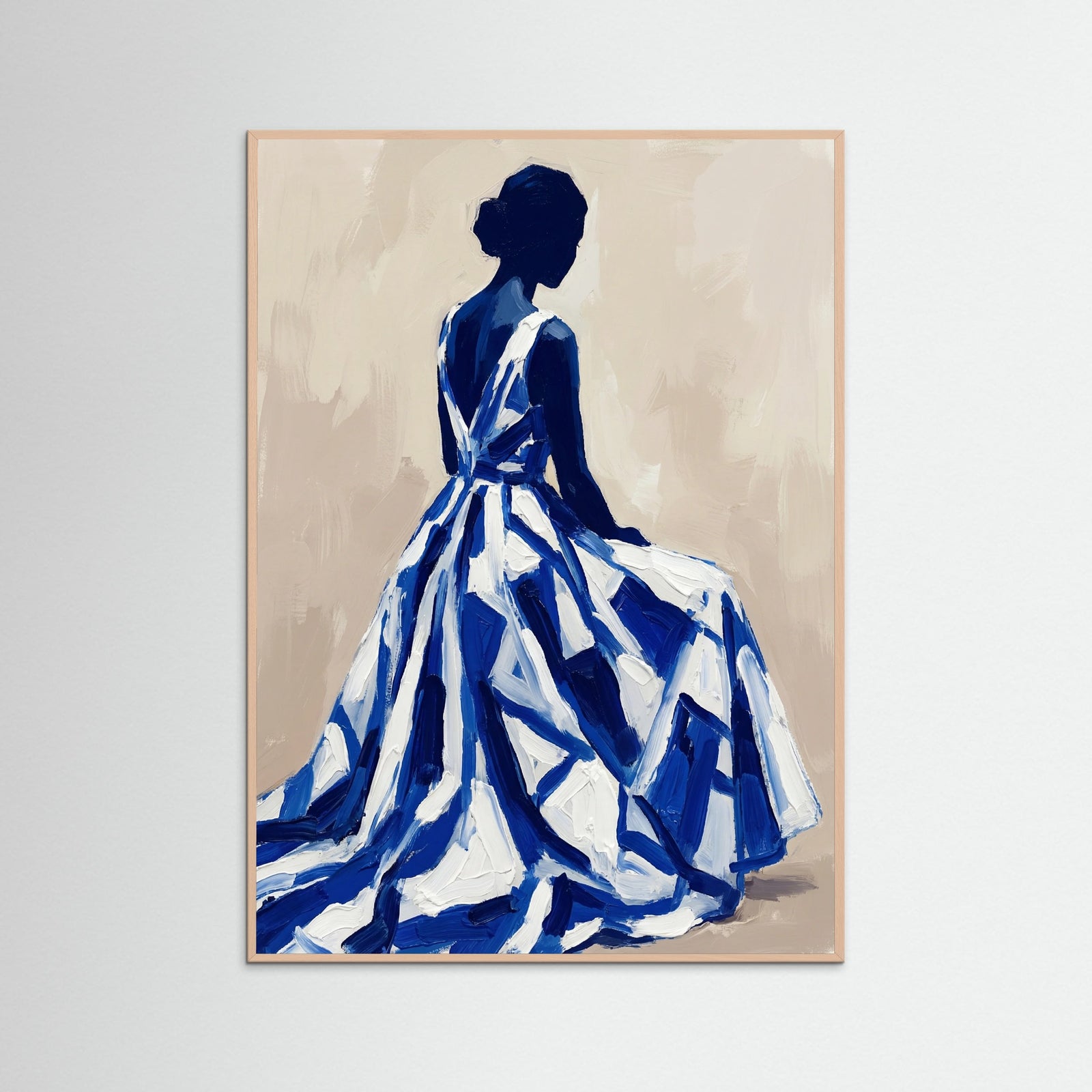 Rose Wood Green Stripe Silhouette