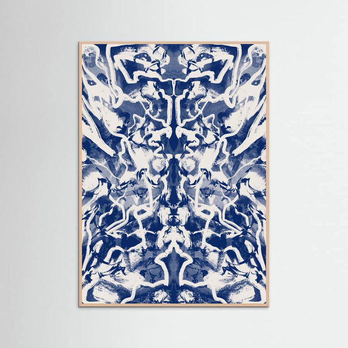 Póster Groovy Ultramarine Abstract – póster e impresión artística