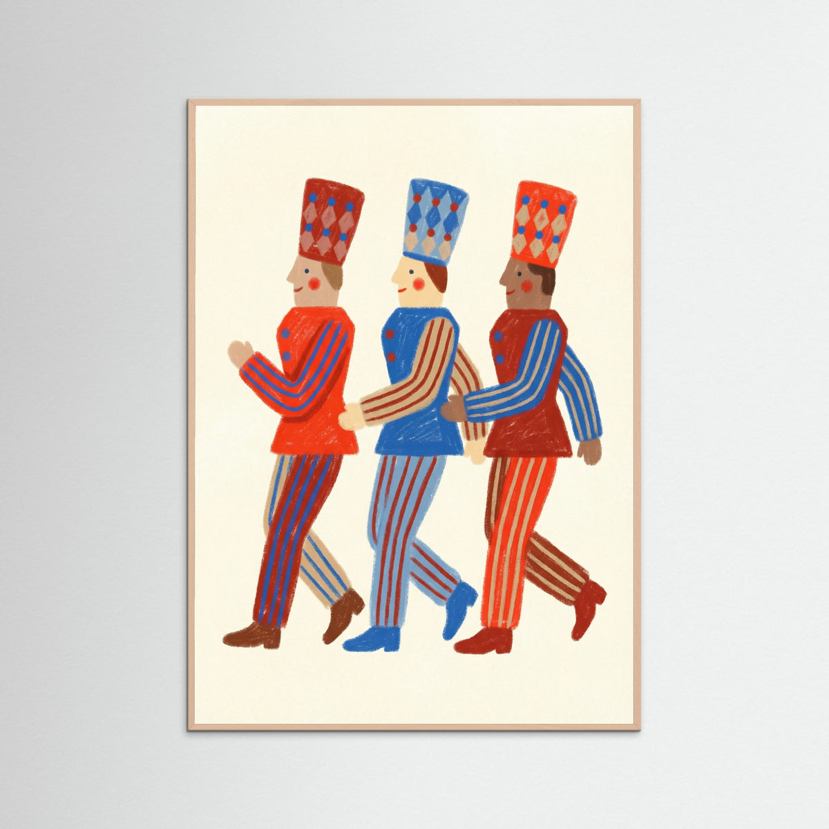 Rose Wood Harlequin Dancers