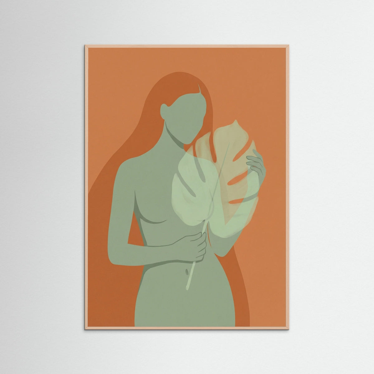 Rose Wood Hatted Silhouette