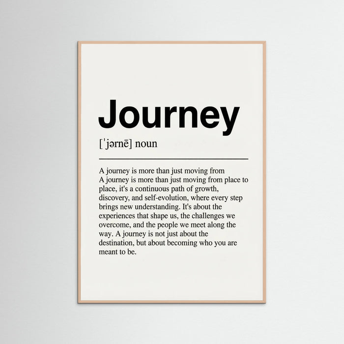 Rose Wood Home Definition Print