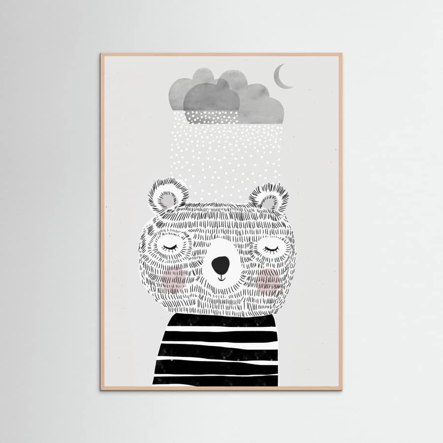 Póster I Love Snow – póster e impresión artística