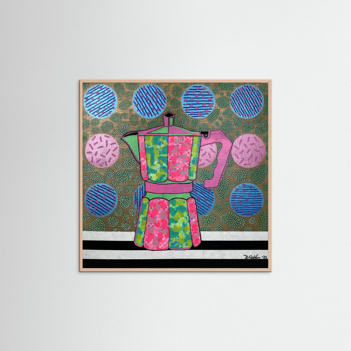 Rose Wood Iced Latte Poster