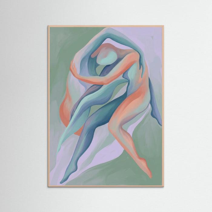 Rose Wood Intertwined Gazes