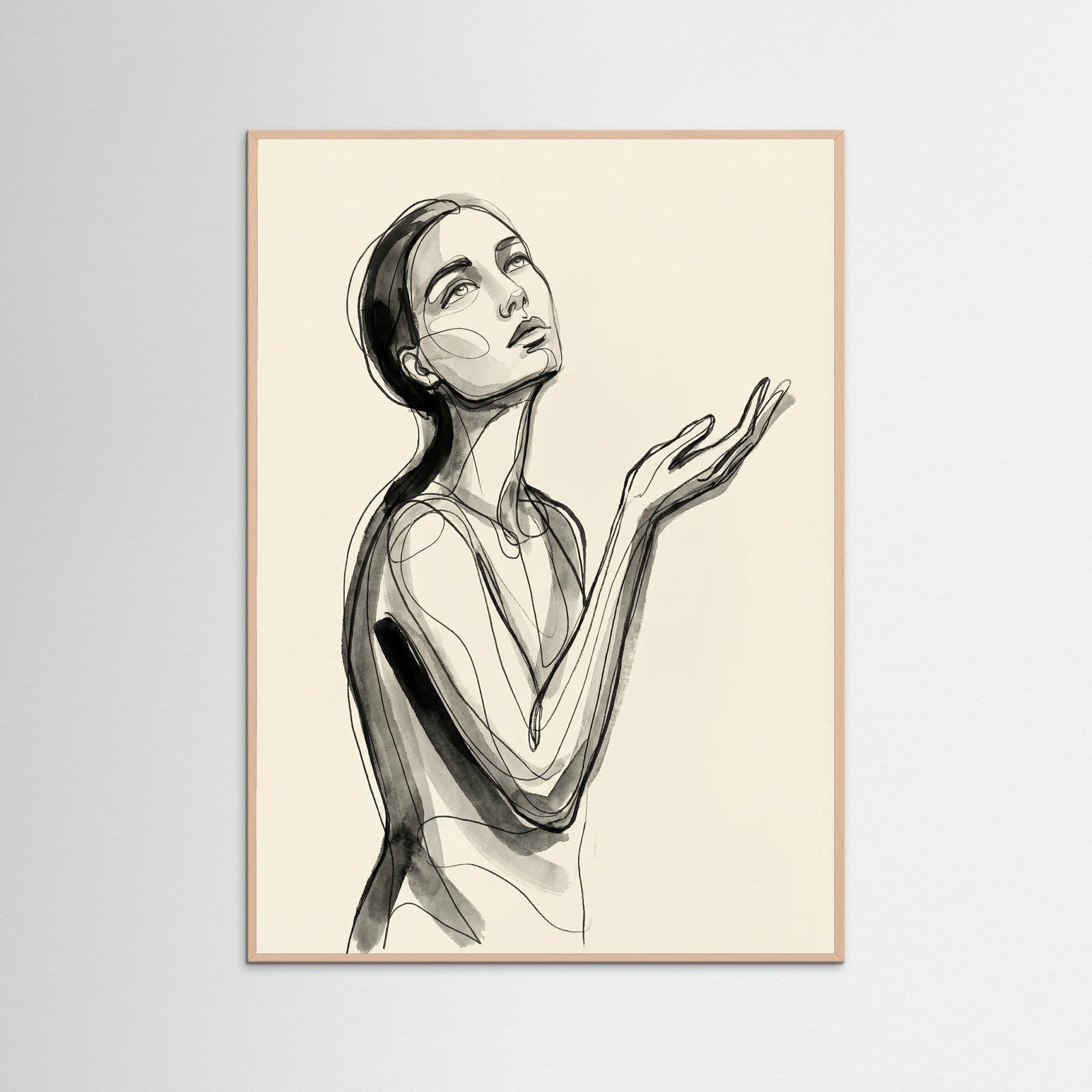 Rose Wood Intertwined Gazes