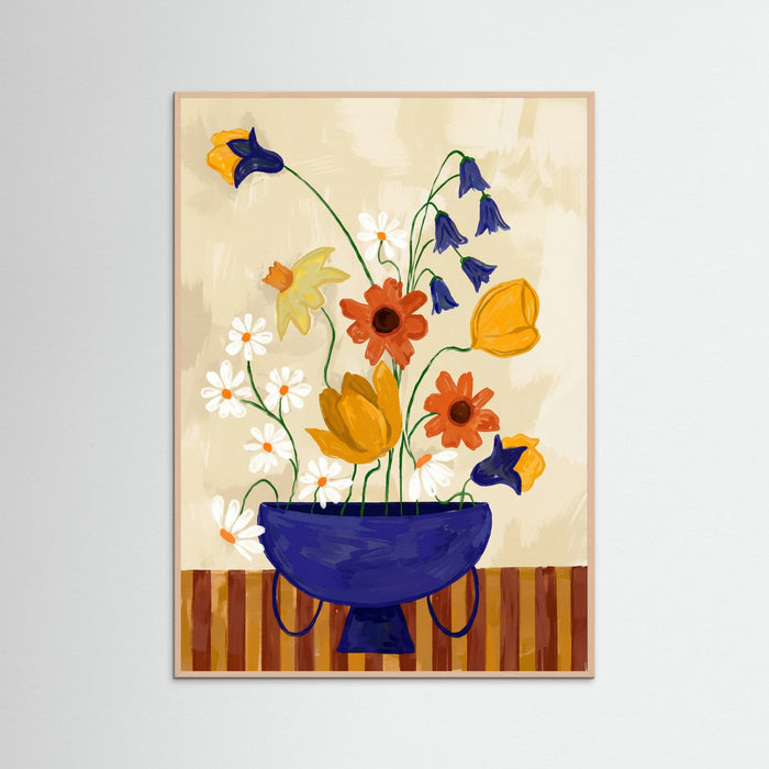 Rose Wood Joyful Bloom Vase