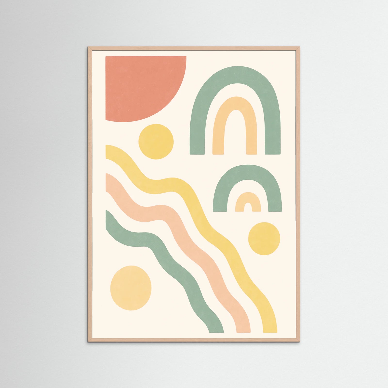 Rose Wood Joyful Swirls