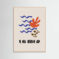 La Mer Abstract Ocean Poster No. 02 – plakat og kunsttryk