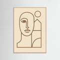Rose Wood Line Portrait