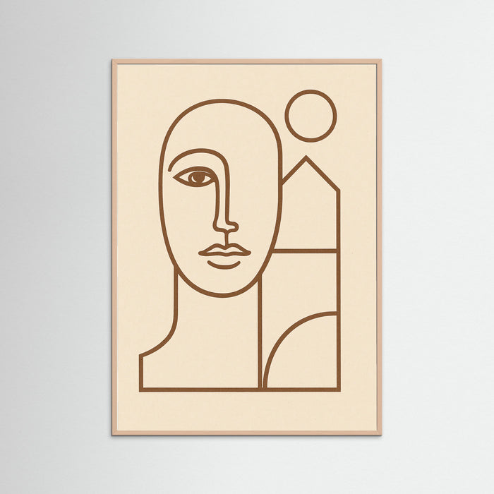 Rose Wood Line Portrait
