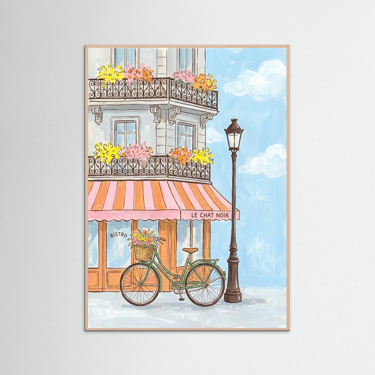 Rose Wood Lisbon Tram Charm