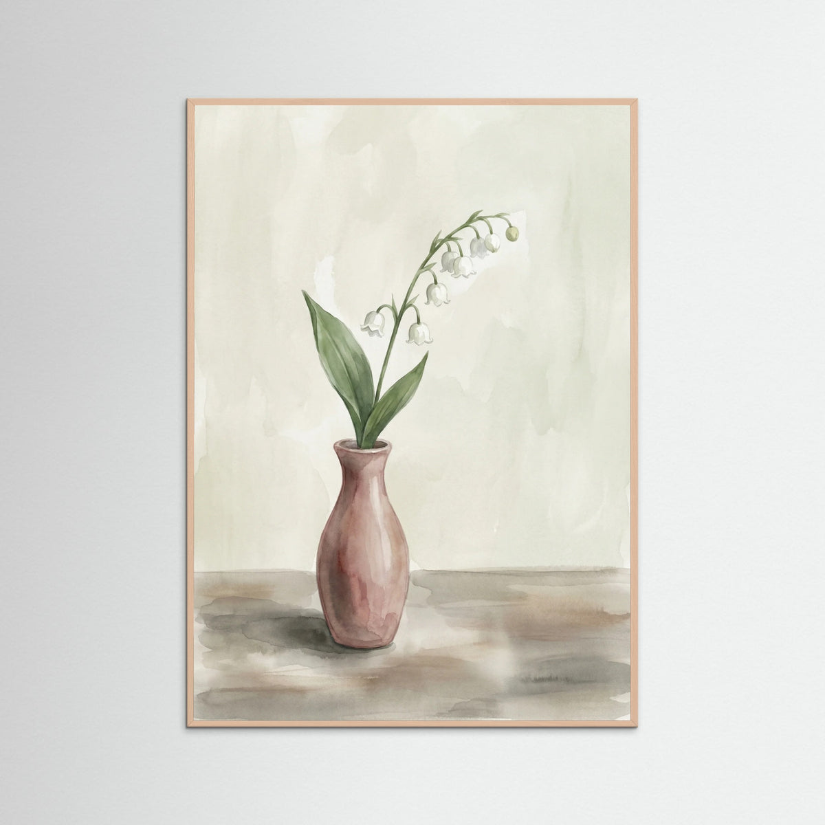 Rose Wood Lucky Clover Still Life