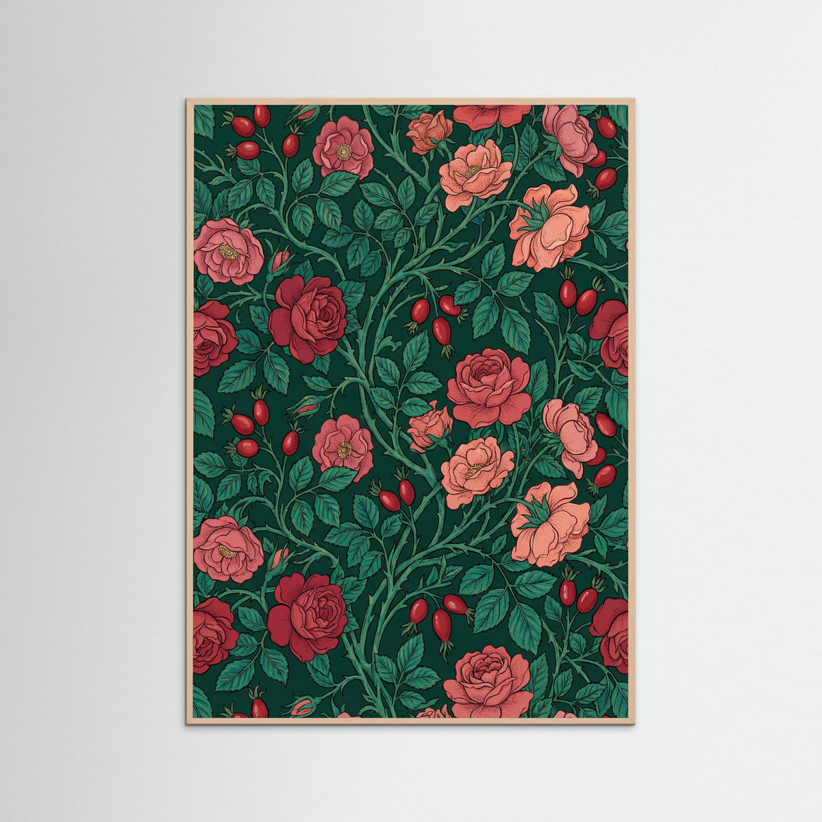 Rose Wood Lush Fruit Vines