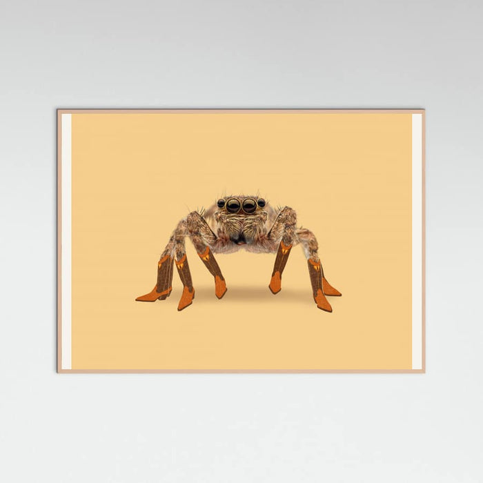 Rose Wood Lydia the Leggiest Cowgirl Spider Poster