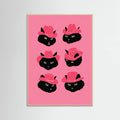 Rose Wood Marcy the Cowgirl Cat Poster