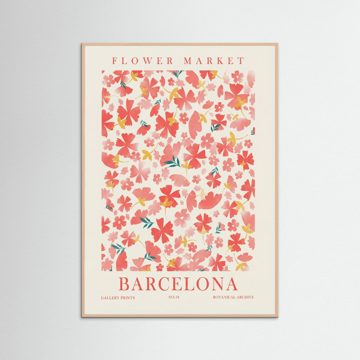 Rose Wood Market Blossom Barcelona