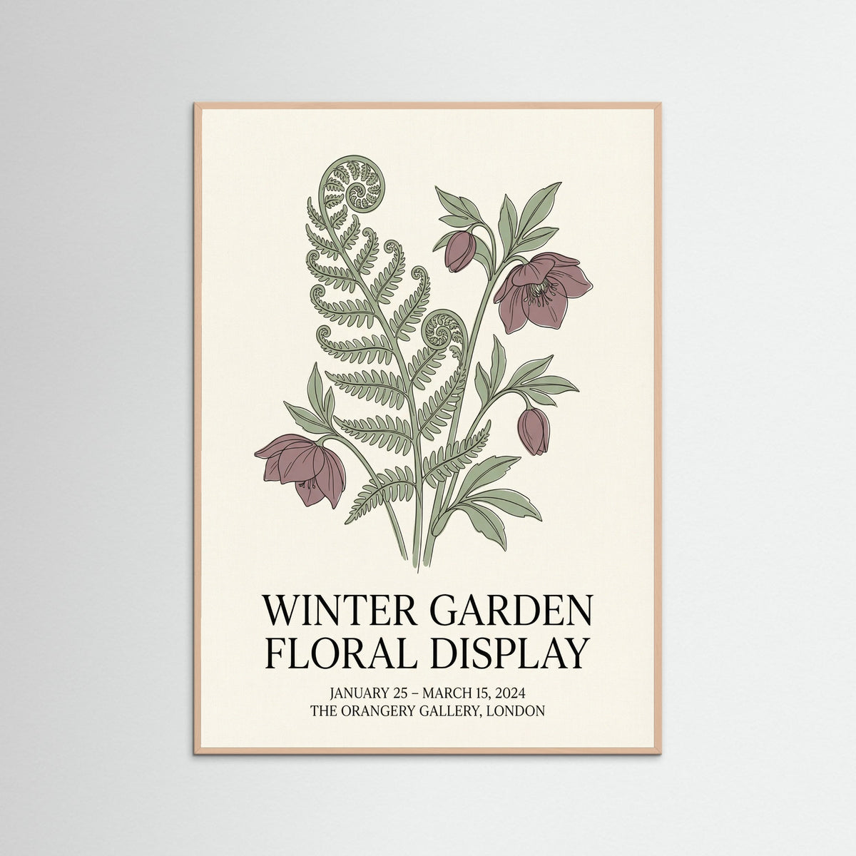 Rose Wood Matisse Botanical Bloom