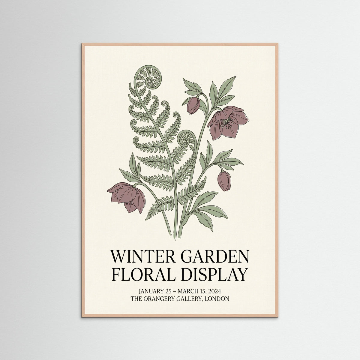 Rose Wood Matisse Botanical Bloom