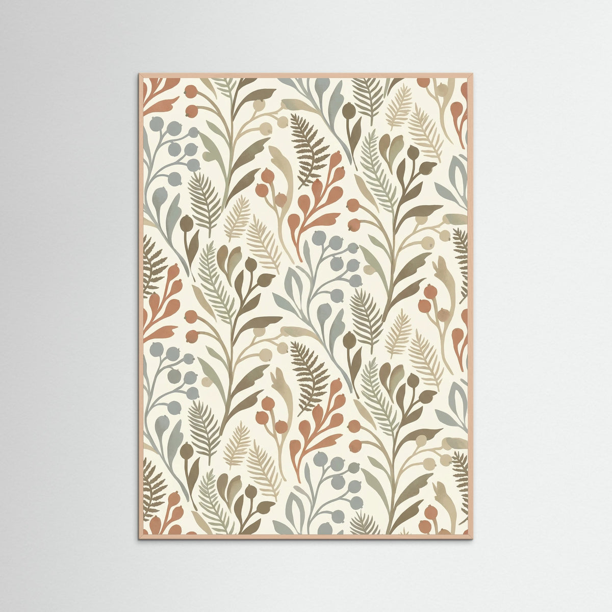 Rose Wood Meadow Bloom Motif