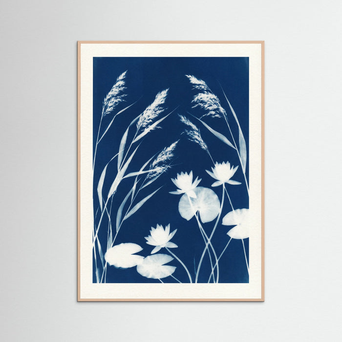Rose Wood Midnight Bloom Blue