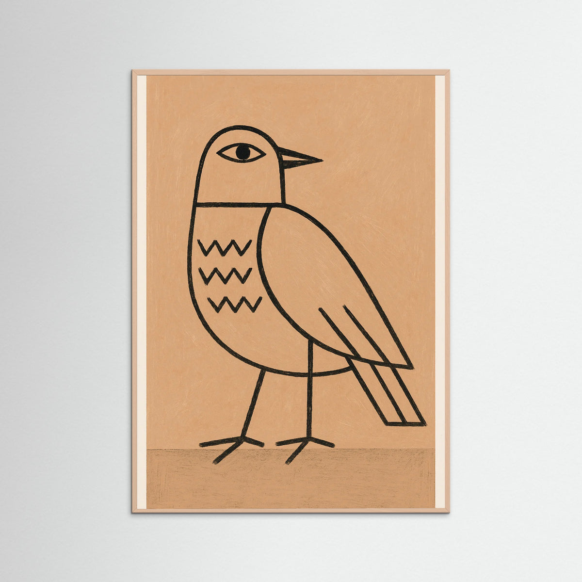 Rose Wood Minimalist Figure