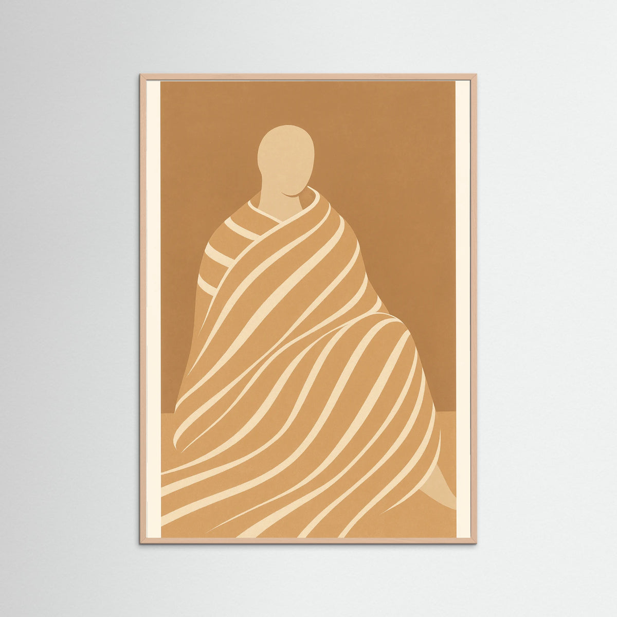 Rose Wood Minimalist Figures