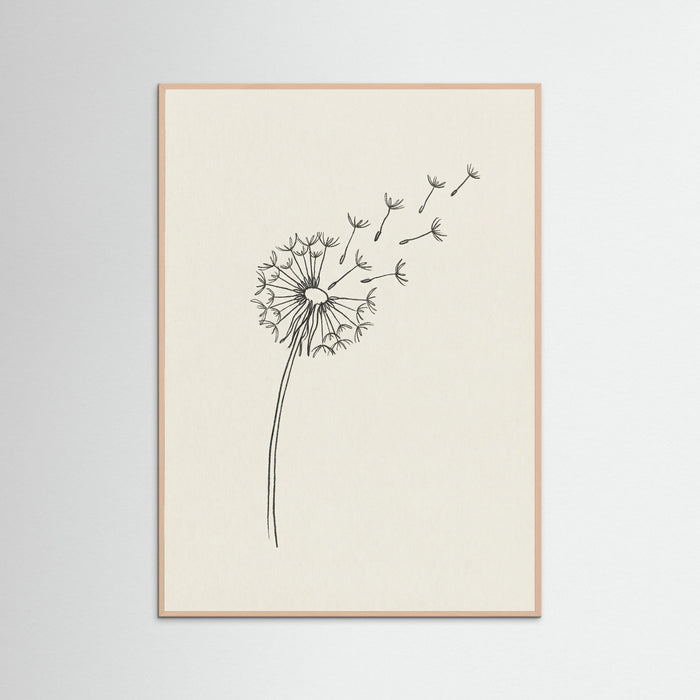 Rose Wood Minimalist Peace Dove