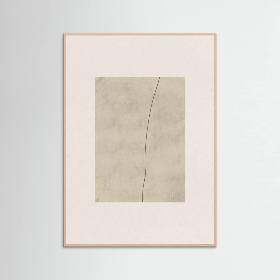 Minimalist Texture Paper No.1 Poster – poster and art print