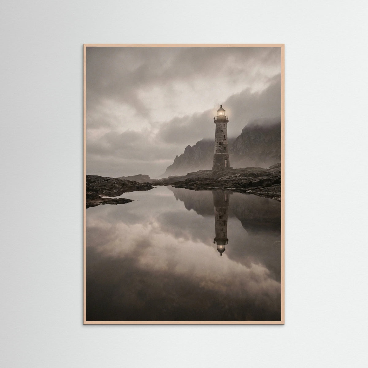 Rose Wood Misty Lake