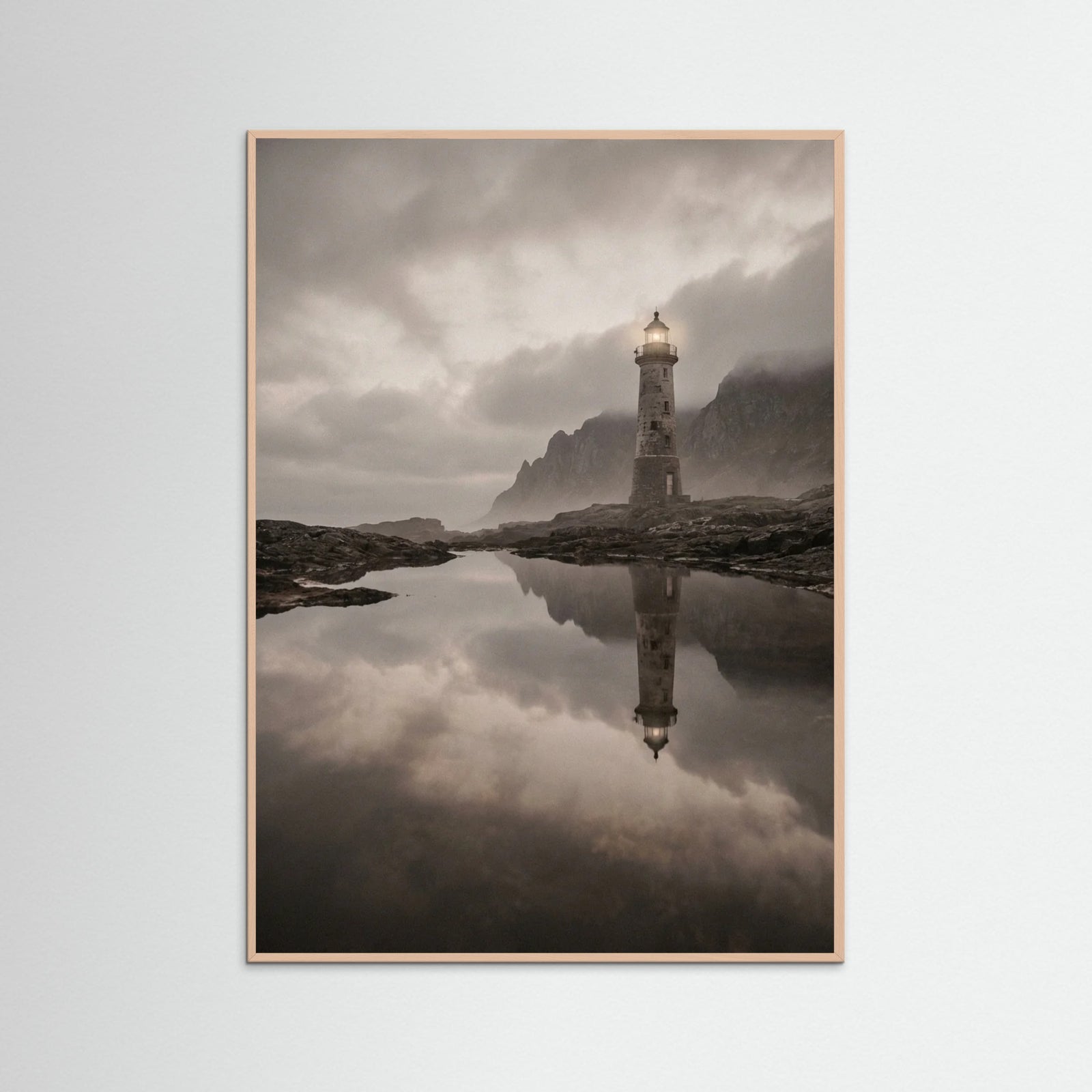 Rose Wood Misty Lake