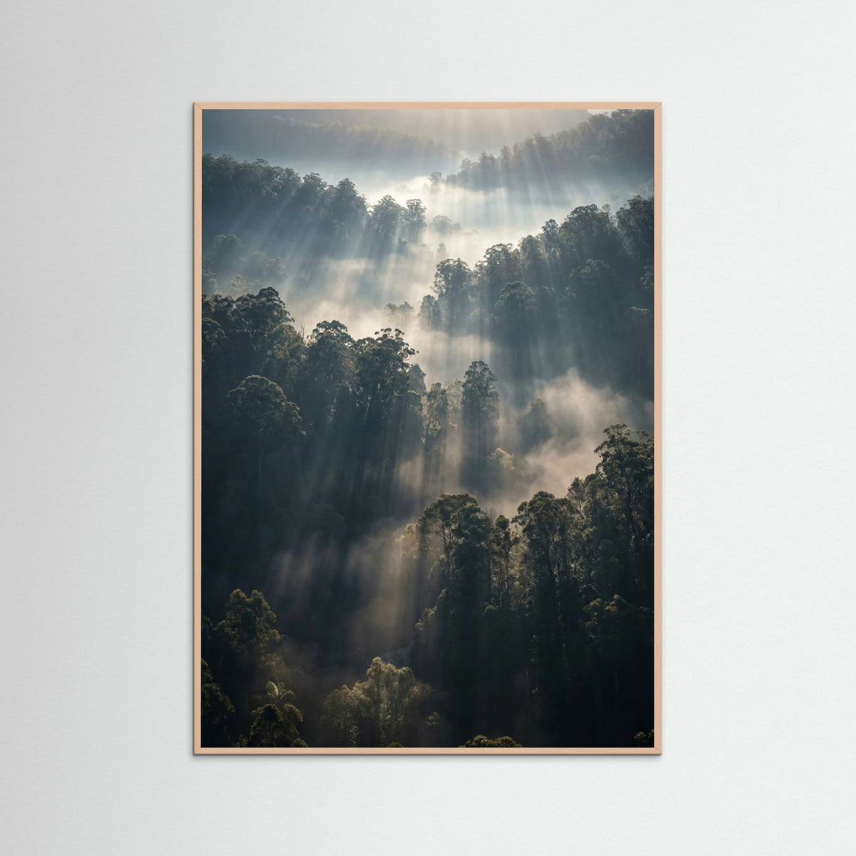 Rose Wood Misty Mountain Lake