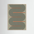 Rose Wood Modern Contemporary Balance No.1 Poster