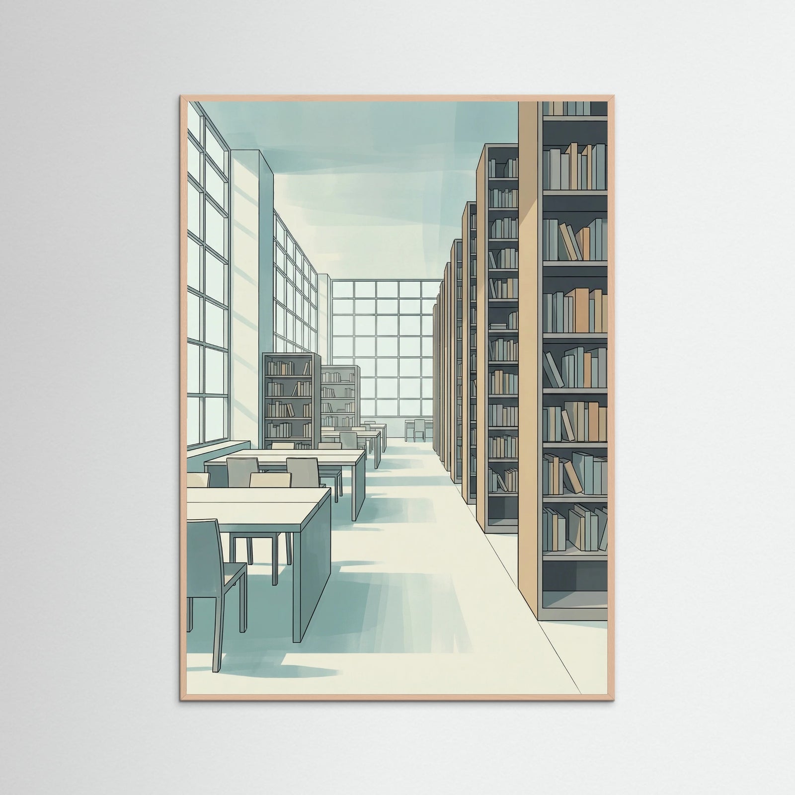 Rose Wood Modernist Pool Serenity