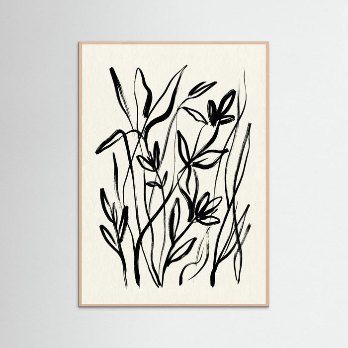 Rose Wood Monochrome Bloom