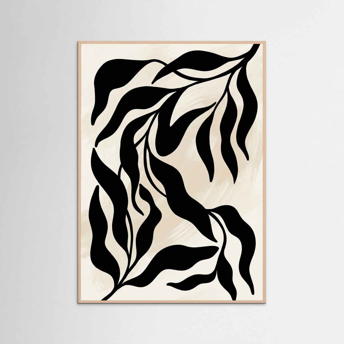 Rose Wood Monochrome Flora