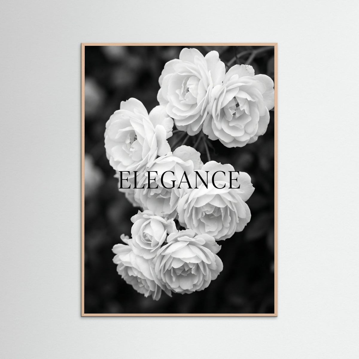 Rose Wood Monochrome Lilies