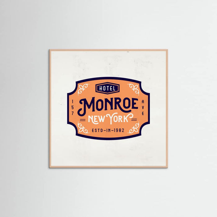 Rose Wood Monroe Hotel New York Poster