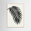 Rose Wood Monstera Silhouette