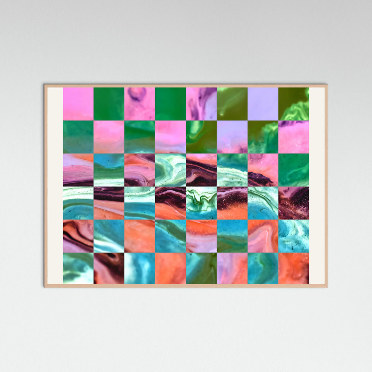 Rose Wood Mood Waves Poster