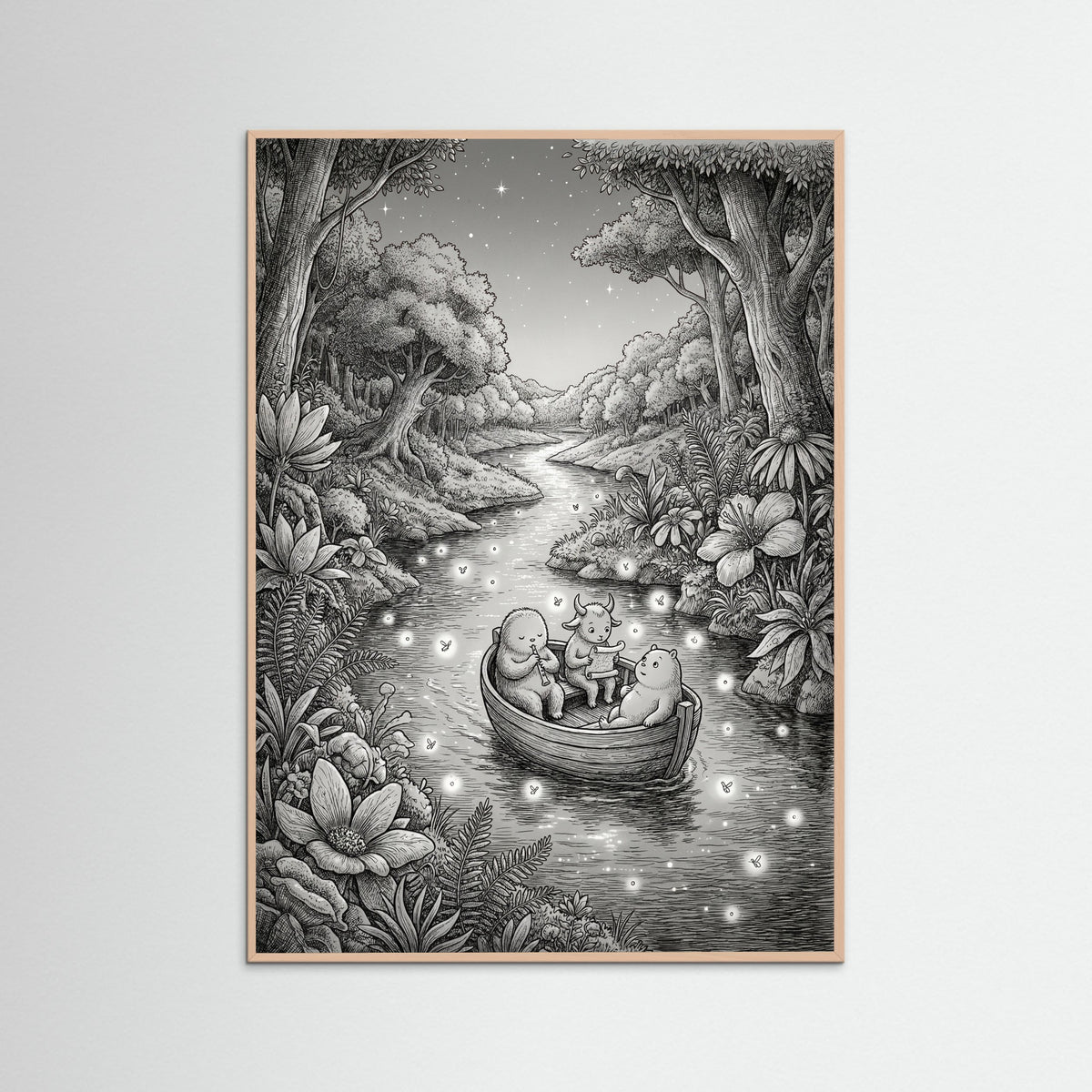 Rose Wood Moomin Forest