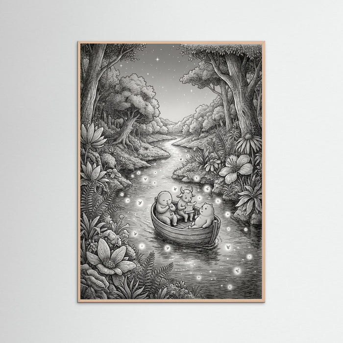 Rose Wood Moomin Forest