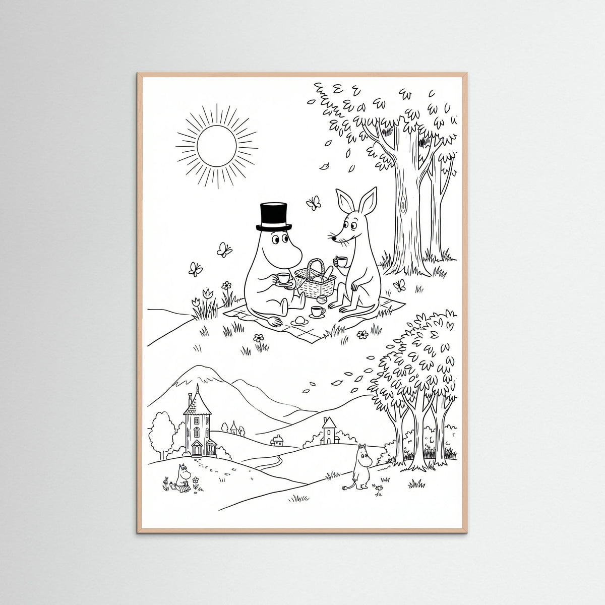 Rose Wood Moomins Bloom