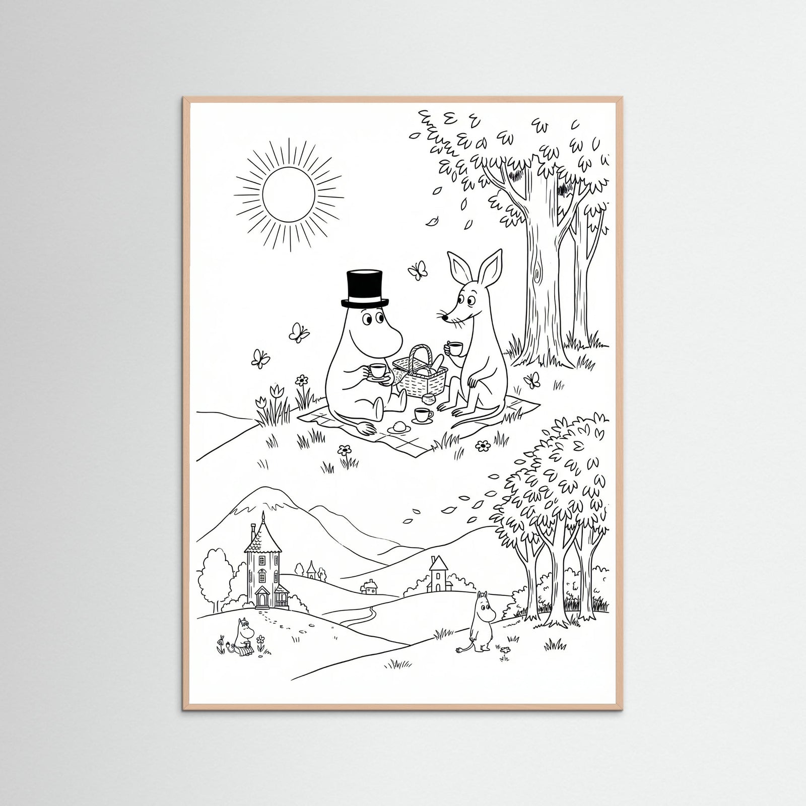 Rose Wood Moomins Bloom